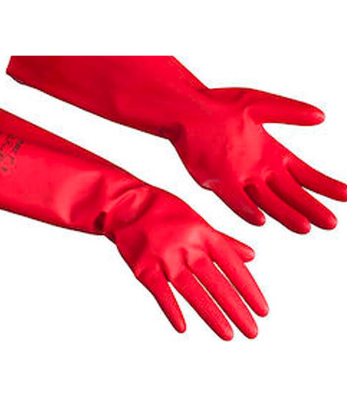 Vileda Multipurpose Γάντια Πολλαπλών Χρήσεων Latex L Κόκκινα 2τεμ
