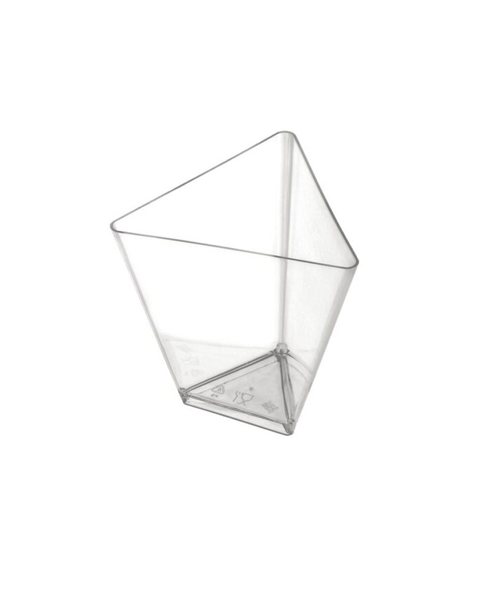 Goldplast Triangle Δοχείο PS Διάφανο 70ml