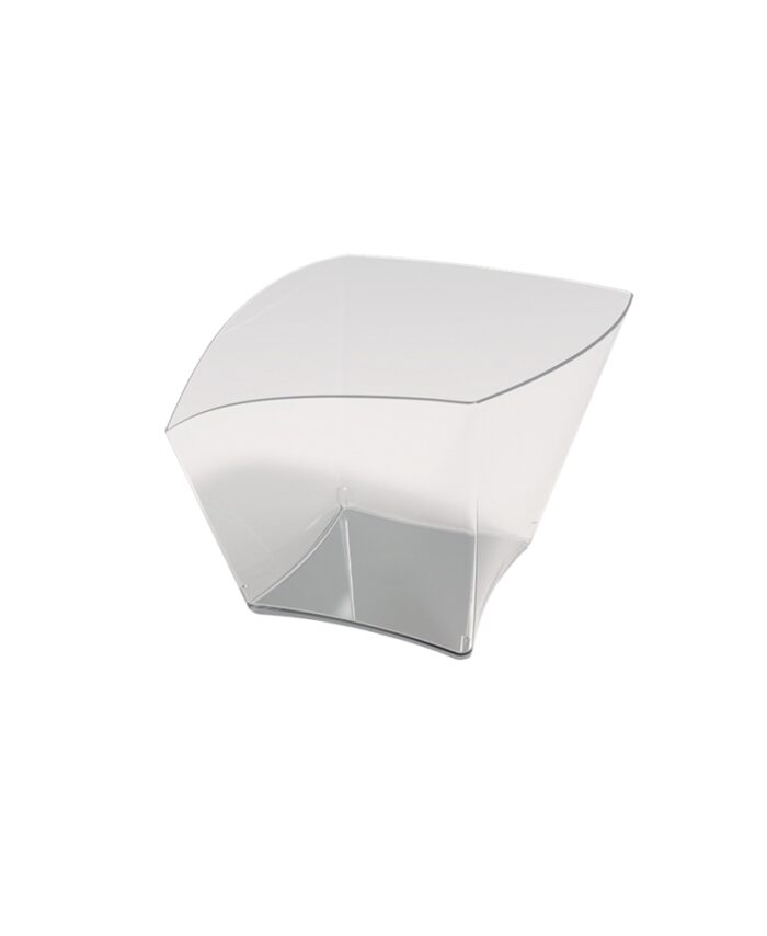 Goldplast Curve Δοχείο PS Διάφανο 90ml