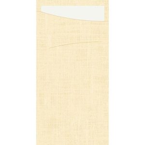 Duni Sachetto Dunisoft Cream/White 11,5x23cm 60τεμ