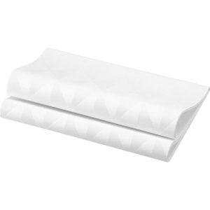 Duni Elegance Crystal Πετσέτα White 48cm 40τεμ