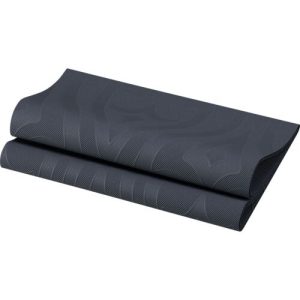 Duni Elegance Lily Πετσέτα Black 48cm 40τεμ