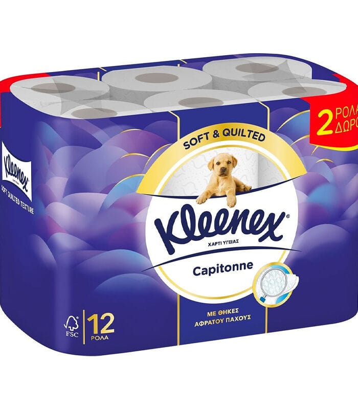 KCP Kleenex Ρολό Υγείας Mini Jumbo, 2φυλλο, 180m
