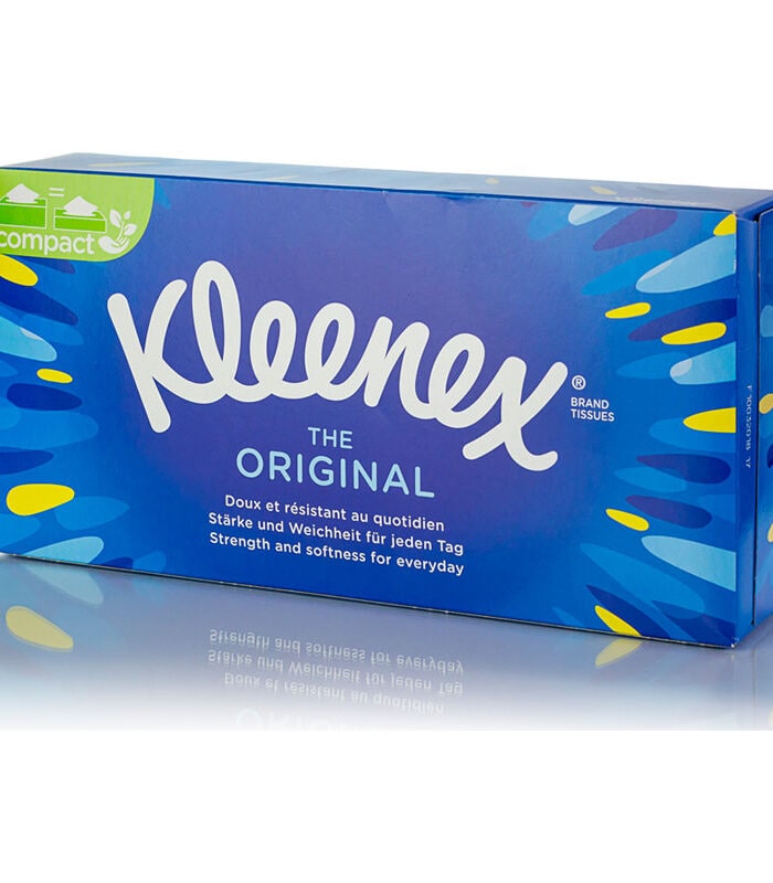 KCP Kleenex Χαρτομάντιλα, 2φυλλα, 100Τεμ