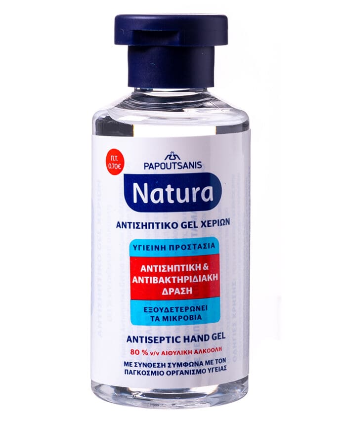 Natura Αντισηπτικό Gel Χεριών 60ml