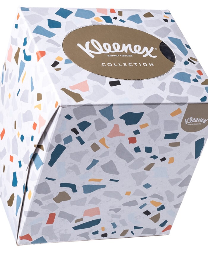 KCP Kleenex Χαρτομάντιλα σε Κύβο, 2φυλλα, 90Τεμ
