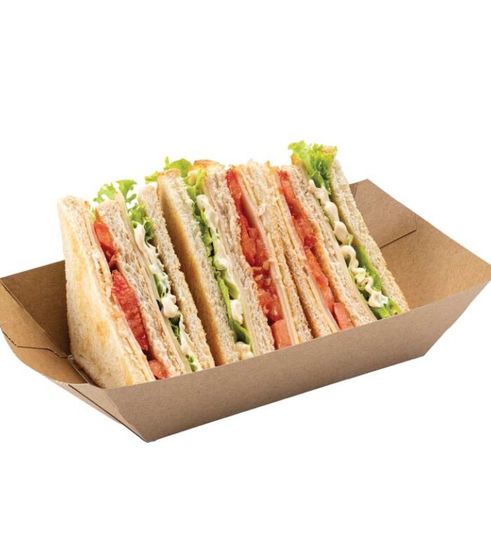 ΣΚΑΦΑΚΙ ΦΑΓΗΤΟΥ LARGE PAPER TRAY KRAFT
