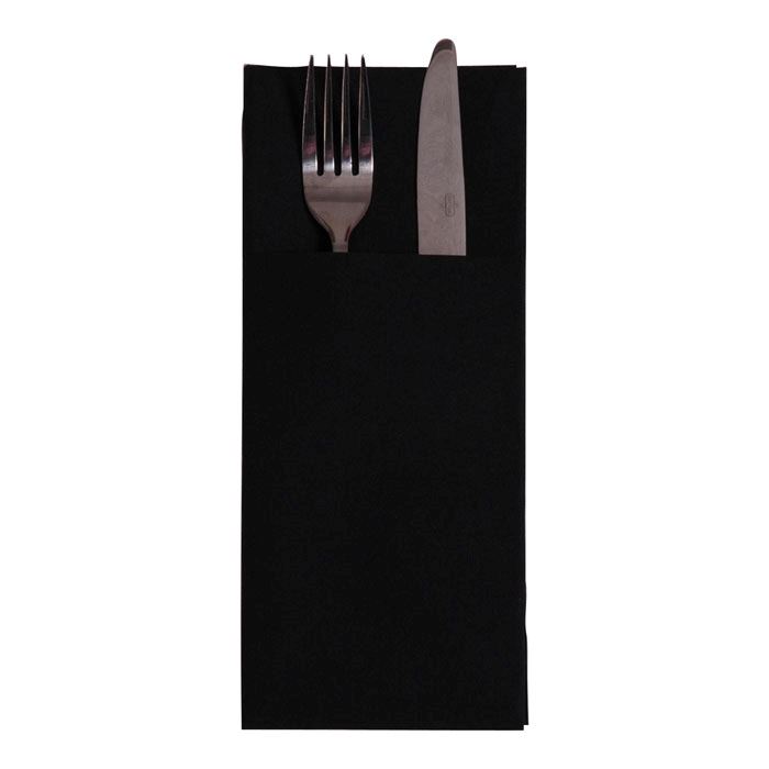 Duni Duniletto Πετσέτα Black 40x48cm 46τεμ