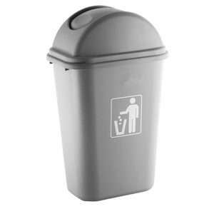 Κάδος πλαστικός 45L με αιωρούμενο καπάκι