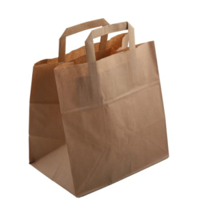 ΤΣΑΝΤΑ ΧΑΡΤΙΝΗ ΚΡΑΦΤ TAKE AWAY ΜΕ ΕΝΙΣΧΥΜΕΝΟ ΕΣΩ ΧΕΡΑΚΙ 32X21X33m