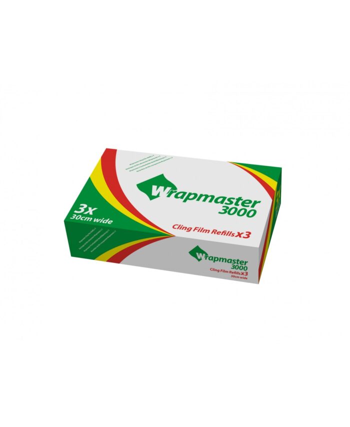 Wrapmaster 3000 Μεμβράνη PVC σε Ρολό 30cmx300m 3τεμ