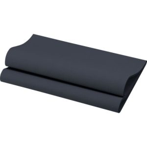 Duni Dunisoft Πετσέτα Black 40cm 60τεμ
