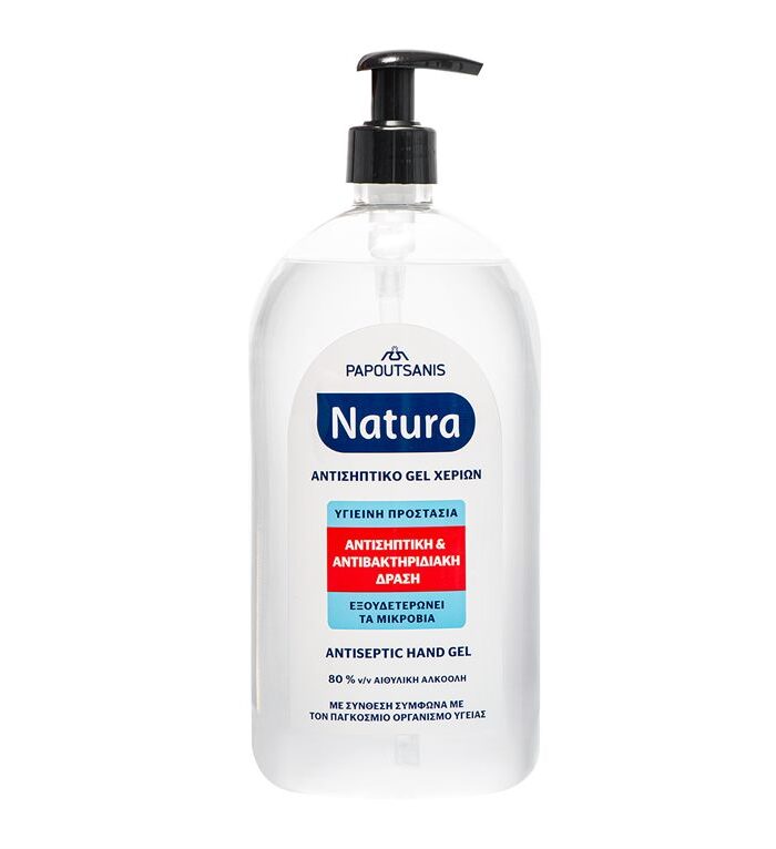 Natura Αντισηπτικό Gel Χεριών 1000ml