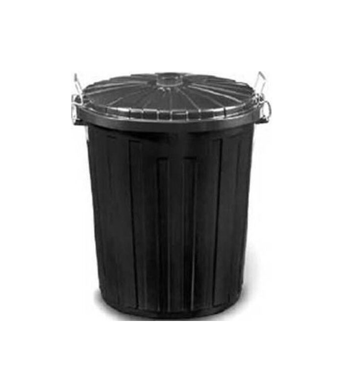 Κάδος πλαστικός στρογγυλός 75 L μαυρος