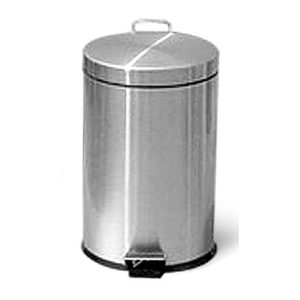 Χαρτοδοχείo με πεντάλ 20L INOX γυαλιστερο