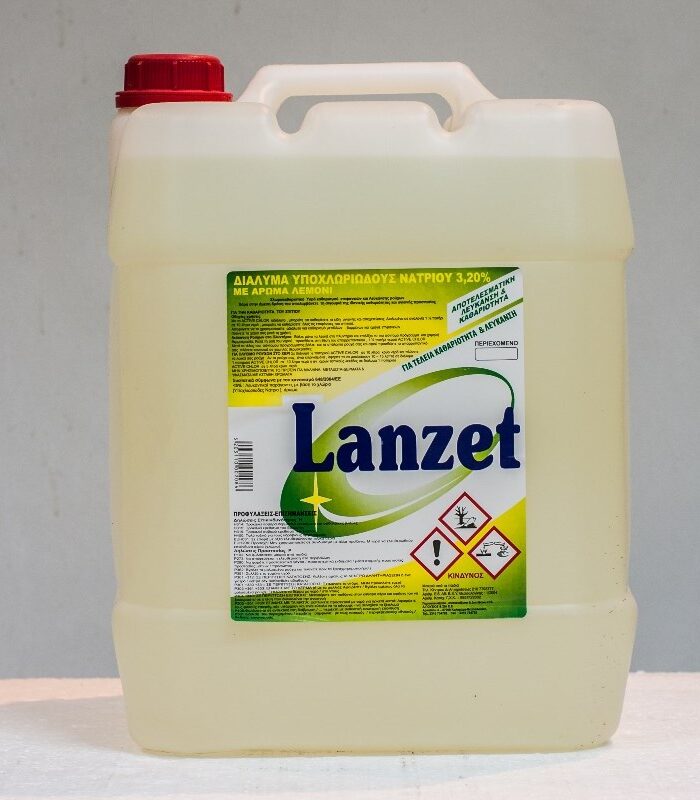LANZET ΧΛΩΡΙΟ ΑΡΩΜΑΤΙΚΟ 4lt